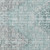 5' X 8' Teal Blue And Ivory Geometric Washable Indoor Outdoor Area Rug - Teal Blue, Ivory