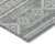 3' X 5' Gray And Ivory Southwestern Washable Indoor Outdoor Area Rug