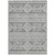 3' X 5' Gray And Ivory Southwestern Washable Indoor Outdoor Area Rug