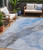 5' X 8' Sky Blue And Gray Abstract Washable Indoor Outdoor Area Rug - Sky Blue, Gray