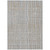 5' X 8' Gray Brown And Ivory Striped Washable Indoor Outdoor Area Rug