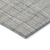 5' X 8' Gray Brown And Ivory Striped Washable Indoor Outdoor Area Rug