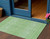 3' X 5' Green And Mint Green Tribal Washable Indoor Outdoor Area Rug