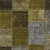 5' X 8' Brown Gold And Taupe Patchwork Washable Indoor Outdoor Area Rug
