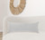 14" X 36" Light Gray Cotton Throw Pillow