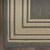 5' X 7' Charcoal Geometric Indoor Outdoor Area Rug