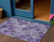 3' X 5' Purple Lilac And Lavender Abstract Washable Indoor Outdoor Area Rug