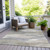 3' X 5' Beige And Gray Abstract Washable Indoor Outdoor Area Rug - Beige, Gray