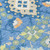 3' X 5' Blue Green And Orange Oriental Washable Indoor Outdoor Area Rug