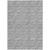 5' X 8' Gray Geometric Washable Non Skid Indoor Outdoor Area Rug