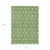 3' X 5' Green And Light Green Geometric Washable Indoor Outdoor Area Rug - Green, Light Green