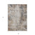 3' X 5' Ivory Blue And Copper Abstract Washable Indoor Outdoor Area Rug