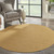 6' Yellow Indoor Outdoor Area Rug