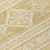 5' X 8' Gold And Ivory Southwestern Washable Indoor Outdoor Area Rug