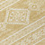 5' X 8' Gold And Ivory Southwestern Washable Indoor Outdoor Area Rug