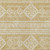 5' X 8' Gold And Ivory Southwestern Washable Indoor Outdoor Area Rug