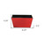 8" Red Recycled Plastic Indoor Outdoor Rectangular Planter Box