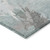 5' X 8' Blue And Sage Floral Washable Indoor Outdoor Area Rug