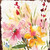 10" Pink Purple White And Yellow Solid Wood Wildflowers Garden Stake