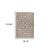 7' X 10' Gray and Ivory Oriental Power Loom Area Rug With Fringe