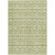 5' X 8' Sage And Ivory Geometric Washable Indoor Outdoor Area Rug - Sage, Ivory
