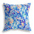 16" Bright Blue Springtime Indoor Outdoor Throw Pillow
