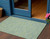 3' X 5' Blue And Green Indoor Outdoor Area Rug - Blue, Green