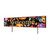 36" Black Orange And Purple Welcome Halloween Solid Wood Garden Stake