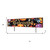 36" Black Orange And Purple Welcome Halloween Solid Wood Garden Stake