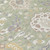 5' X 8' Artichoke Green Brown And Ivory Damask Washable Indoor Outdoor Area Rug