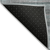 5' X 8' Teal Blue Gray And Charcoal Striped Washable Indoor Outdoor Area Rug
