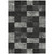 3' X 5' Black And Gray Geometric Washable Indoor Outdoor Area Rug - 880016846980