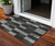 3' X 5' Black And Gray Geometric Washable Indoor Outdoor Area Rug - 880016846980