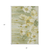 3' X 5' Sage Fern Green And Ivory Floral Washable Indoor Outdoor Area Rug