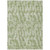 3' X 5' Green And Ivory Tribal Washable Indoor Outdoor Area Rug