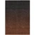 3' X 5' Orange And Charcoal Abstract Washable Indoor Outdoor Area Rug