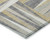 3' X 5' Beige Gray And Ivory Geometric Washable Indoor Outdoor Area Rug