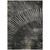 5' X 8' Black And Ivory Abstract Washable Indoor Outdoor Area Rug