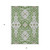 3' X 5' Green Gray And Taupe Floral Washable Indoor Outdoor Area Rug