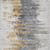 5' X 8' Ivory Charcoal And Silver Abstract Washable Indoor Outdoor Area Rug