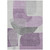 3' X 5' Purple And Gray Abstract Washable Indoor Outdoor Area Rug - Purple, Gray