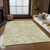 3' X 5' Beige Tan And Ivory Geometric Washable Indoor Outdoor Area Rug Transitional Style - Beige, Tan, Ivory Color