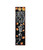 36" Black Orange And White Solid Wood Spooky Halloween Skeleton Porch Sign