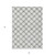 5' X 8' Gray And Silver Polka Dot Washable Indoor Outdoor Area Rug