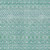 5' X 8' Aqua Teal Blue And Ivory Tribal Washable Indoor Outdoor Area Rug