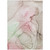 5' X 8' Gray and Pink Abstract Washable Non Skid Indoor Outdoor Area Rug