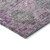 5' X 8' Purple And Gray Floral Washable Indoor Outdoor Area Rug