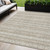 5' X 8' Beige And Ivory Southwestern Washable Indoor Outdoor Area Rug