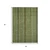 5' X 8' Green Gold And Gray Striped Washable Indoor Outdoor Area Rug