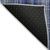8' Runner Navy Blue Plaid Washable Non Skid Indoor Outdoor Runner Rug